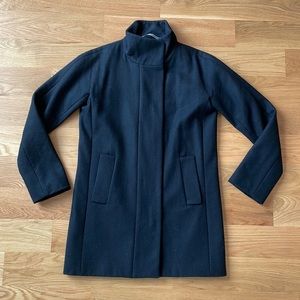 J.Crew Black Cocoon Coat